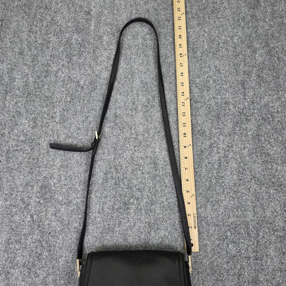 Kate Spade Crossbody Bag Womens Small Black Pebbled Cow Leather Shoulder Purse - Picture 11 of 16